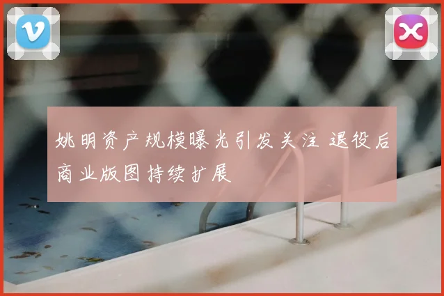 姚明资产规模曝光引发关注 退役后商业版图持续扩展